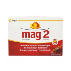 Маг 2, Mag 2, Магний 122мг ампулы для питья б/сахара №30 в Смоленске и области фото